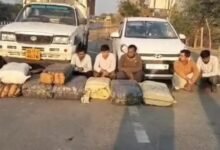 Ganja Smuggling: Ganja Was Being Smuggled Hidden Beneath Watermelons! Police Uncover the Ruse—Major Operation in Mahasamund.