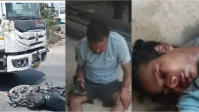 Road Accident: The Havoc of High Speed in Korba...! Trailer Runs Over Motorcyclists... 4 Seriously Injured, Including Former Janpad Vice-President.