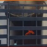 Hotel Fire: Sudden blaze at a capital city hotel! Flames reach the first floor... Firefighting teams engaged in extinguishing the fire... Watch VIDEO here.