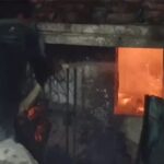 Gas Cylinder Blast: Major News from Bilaspur! Massive Fire Erupts Following a Violent Refrigerator Explosion—Woman Burnt Alive; Watch VIDEO Here.