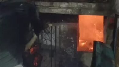 Gas Cylinder Blast: Major News from Bilaspur! Massive Fire Erupts Following a Violent Refrigerator Explosion—Woman Burnt Alive; Watch VIDEO Here.