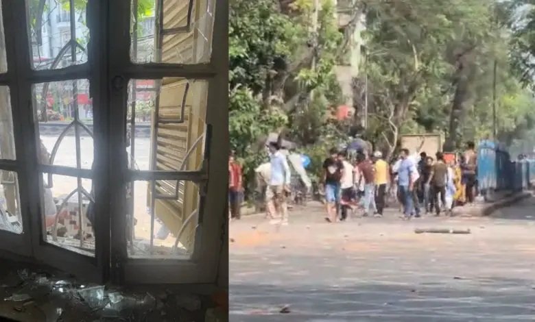 TMC vs BJP: Political Turmoil in Kolkata Ahead of Modi's Rally! Clashes Between TMC and BJP Workers