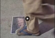 Donald Trump: Trump's photo trampled underfoot in Raipur! Shia community expresses outrage in Mominpara... Tributes paid at Imambaras