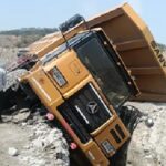 SECL Kusmunda Accident: Another mishap at the Korba Kusmunda mine! The second incident in 24 hours—dumper plunges into a pit; driver critically injured.