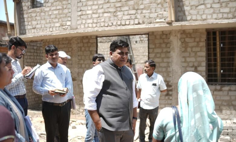 Surprise Inspection: Collector Conducts Surprise Inspection of Various Ongoing Construction Projects in Pali...! Expresses Strong Displeasure Over the Quality of Construction Work... Watch VIDEO Here.