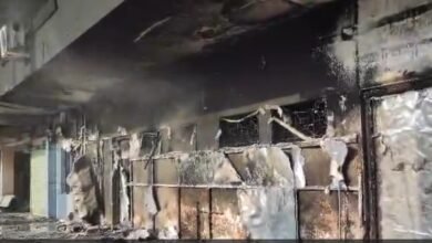 Fire at Pandri Bus Stand: Massive Blaze Erupts in Pandri... Shops Reduced to Ashes... People Flee in Panic... Watch the Terrifying Video Here.