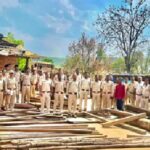 Forest Action: Major Operation by the Forest Department in Korba! 359 Logs Recovered in Satrenga—Simultaneous Raids Conducted on 6 Houses.