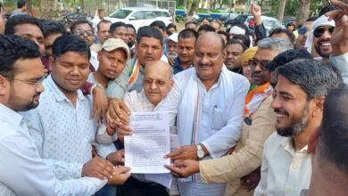 BALCO Protest: Congress Launches a Massive Agitation at BALCO! Hundreds Take to the Streets—Warning of an Intense Movement to Vedanta Management—Memorandum Submitted to the President.