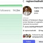 Raghav Chadha's Follower Count Drops: A Major Blow to Raghav Chadha Immediately After Joining the BJP...! 1.1 Million Followers Vanish... Social Media Erupts in Uproar.