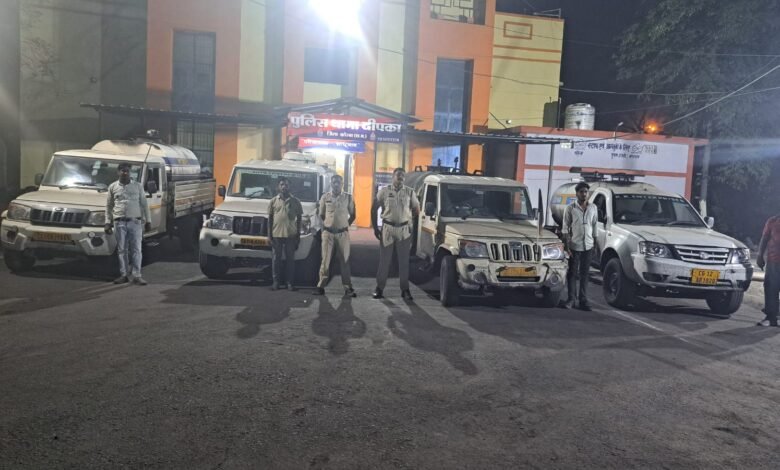 Korba Diesel Seizure: Major Police Operation in Korba...! 5,800 Liters of Diesel Seized... 8 Vehicles Impounded... Watch VIDEO Here