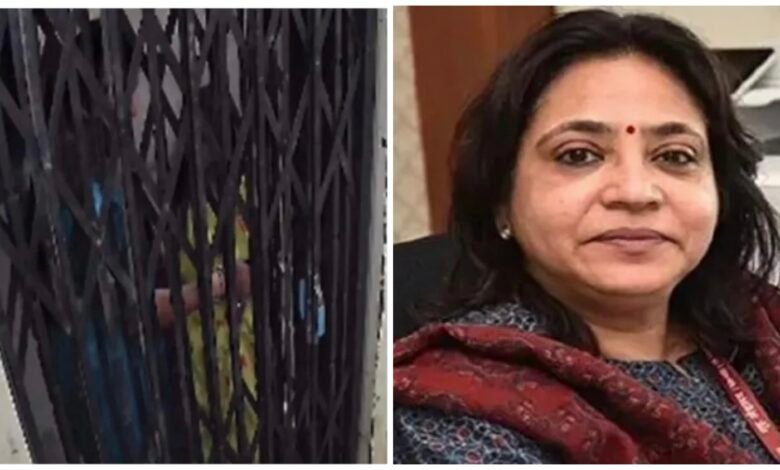 Raipur Currency Tower Lift: ACS Richa Sharma Trapped in Currency Tower Elevator...! No Alarm, No Helpline... Waited for 20 Minutes... Condition Deteriorated.