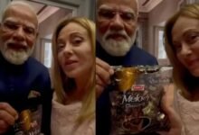 Modi Gifts ‘Melodi’ Toffee to Meloni: ‘Melody’ Diplomacy on Display in Rome! PM Modi gifts a toffee to Giorgia Meloni—video goes viral on social media.