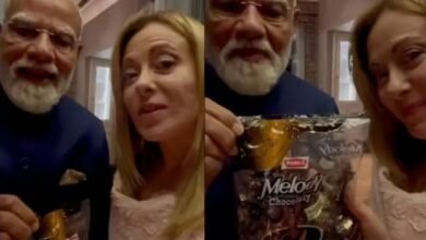 Modi Gifts ‘Melodi’ Toffee to Meloni: ‘Melody’ Diplomacy on Display in Rome! PM Modi gifts a toffee to Giorgia Meloni—video goes viral on social media.