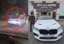 Sunroof Stunt Viral Video: Stunt Performed Through BMW's Sunroof Backfires...! Major Police Action Follows Viral Video—Car Seized—Watch VIDEO Here