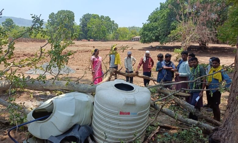 Tragic Accident: Violent Storm Proves Fatal in Korba! Three Youths Meet a Tragic End After a Tree Branch Falls; Collector Directs Provision of Relief Assistance.