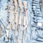 Naxal Operation: Naxalite Cache Hidden in the Forests of Abujhmad! BSF Recovers Guns, Detonators, and Explosives.