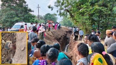 Construction Accident: Major mishap during sewerage project in Balod! Feared death of 4 laborers buried under soil.