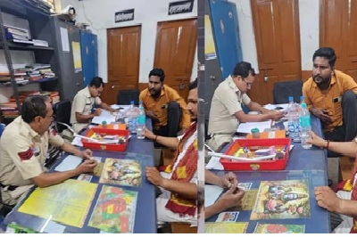 VIP Culture: Questions Raised Over Bilaspur Police...! Scrap Dealer Receives 'VIP Treatment'—Koni Police Station Becomes the Center of Discussion.