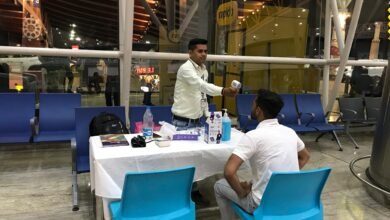 Ebola Screening at Airport: Surveillance Heightened at Raipur Airport Amidst Ebola Threat! State Government Sets Up Ebola Screening Counter... Watch VIDEO Here.