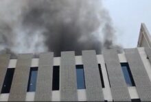 Fire at Anshdeep Electronics: Rajnandgaon Breaking News...! Fire breaks out at Anshdeep Electronics; showroom engulfed in flames—watch the video.