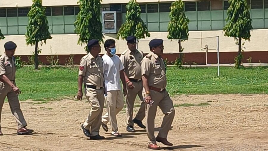 NEET Re-exam: Accused of abetment to suicide granted permission to take NEET re-exam...! Arrived at the exam center under tight security following a High Court order.