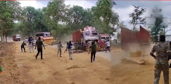 Hit-and-Run: Truck driver flees after killing an innocent person... crashes through barricades... attempts to run over security personnel... Watch the video here.