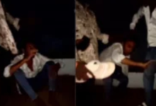 Dhamtari Viral Video: Brutality in Dhamtari... Youth beaten after being forced to spit on a slipper! Humiliated by being made to say "Call me 'Father'"... Accused arrested after video goes viral.