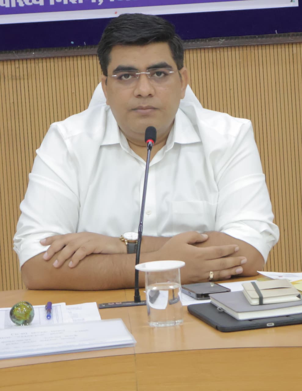 NH Four-Lane Project: Inter-departmental coordination meeting regarding the NH-130 four-laning project... NHAI directed to complete the survey within one month.