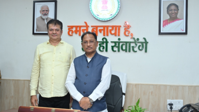 Korba Press Club: The new executive committee of the Korba Press Club paid a courtesy call on the Chief Minister, highlighting the role of journalists as the strength of democracy.