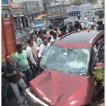 Bhatagaon Flyover Accident: Major accident on Raipur's Bhatagaon flyover...! Car and truck collide violently while overtaking from the wrong side... Watch the video here.