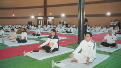 International Yoga Day: A massive crowd turned out for Yoga Day in Korba! Thousands participated in a mass yoga session; Minister Guru Khushwant Saheb and the Collector highlighted the benefits of yoga. Watch the video here.