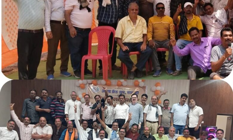 Korba News: Childhood friends reunited after 40 years...! Mangal Bhavan filled with memories.