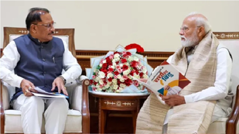 PM Modi's Meeting: High-level meeting on Chhattisgarh's development...! Major discussion held on 'Bastar Vision 2047'... PM Modi assures CM Sai of strong support.