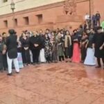 Parliament Monsoon Session: NEET controversy resonates in Parliament! Opposition dressed in black...demands Education Minister's resignation...both houses stalled