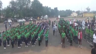 Korba Run for Green: Thousands of steps taken with a message of greenery...! Children's Zumba dance stole the show... the marathon created a vibrant atmosphere.