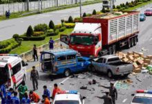 Death of Buddhist Monks: Pickup truck runs over monks on a pilgrimage on foot...! 13 dead... 11-year-old child took out a truck without permission... Watch VIDEO.