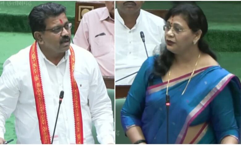 Chhattisgarh Assembly: Uproar over women's safety! A statement by Sangeeta Sinha sparks a commotion... heated exchange between BJP and Congress.