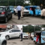 Korba Traffic Jam: Two trains brought the city to a standstill at the TP Nagar railway crossing! A kilometer-long traffic jam formed at the crossing; officials, including the Collector and SDM, were also stuck.