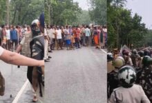 Land Acquisition: Uproar over land acquisition in Surajpur...! Stone-pelting at police... Over 24 personnel, including a DSP, injured... Police forces from 5 districts deployed... Watch the video here.