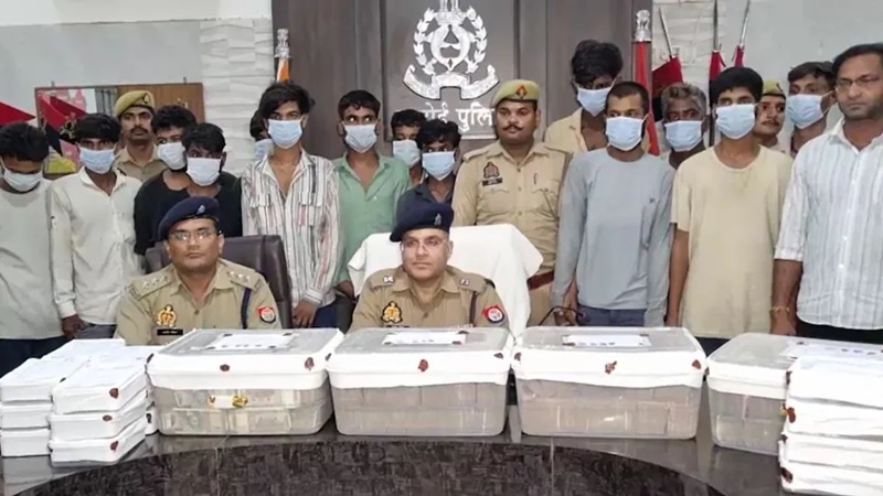 Hardoi Crime: Servant drugs family and makes off with crores...! 16 arrested... ₹1.29 crore in cash recovered.