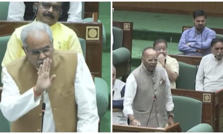 CG Assembly: Political temperature rises over the Sevagram project...! Bhupesh Baghel lashes out at Ajay Chandrakar's remarks.
