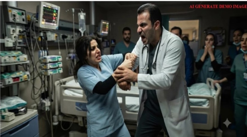 Hospital Brawl: Chaos at a private hospital in Bilaspur...! Doctor and nurse clash while on duty... both have lodged FIRs.