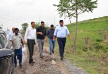 Road Construction: Korba Collector takes a tough stance on road construction! Conducted an inspection on foot; issued directives for repairs every 15 days and timely completion of work.