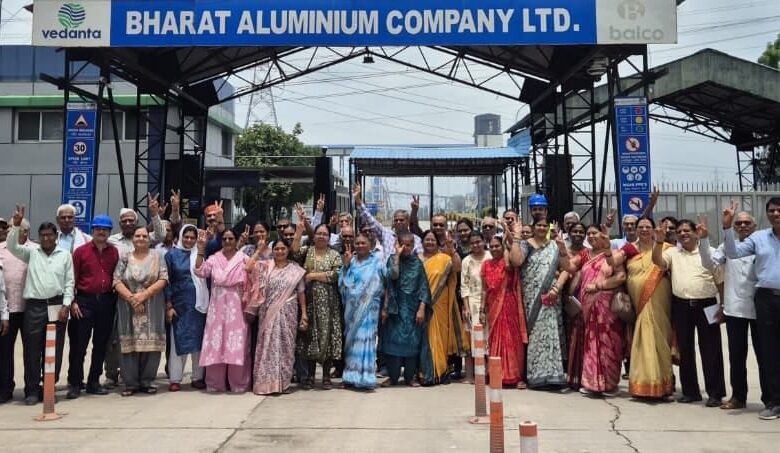 BALCO Retired Employees: Returning to their workplace after years...! Retired BALCO employees saw the transformed plant... it was an emotional journey.