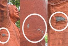 Atal Bihari Vajpayee Statue: Corruption involving the statue of Bharat Ratna Atal Bihari Vajpayee in Katghora! Rain exposes the truth... a statue made of cheap metal installed instead of bronze... investigation underway.