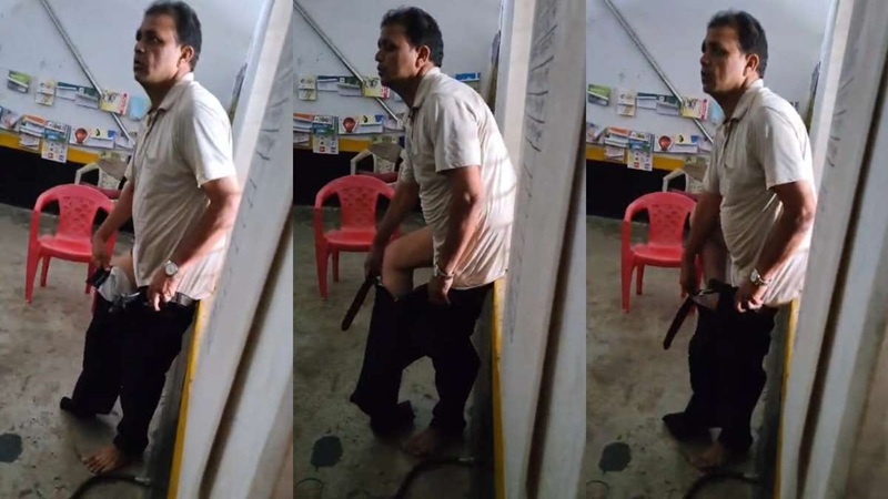 School Complaint: Headmaster of a government school in Janjgir-Champa accused of indecent behavior in front of children; villagers demand an FIR.