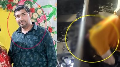Suicide on Railway Track: Headless body of husband—an absconding accused in his wife's murder case—found on railway track; alleged suicide note recovered from pocket.
