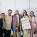 Korba Pride: Radha Agarwal, a daughter of Korba, becomes a civil engineer from IIT Madras...! Received her degree at the convocation ceremony.