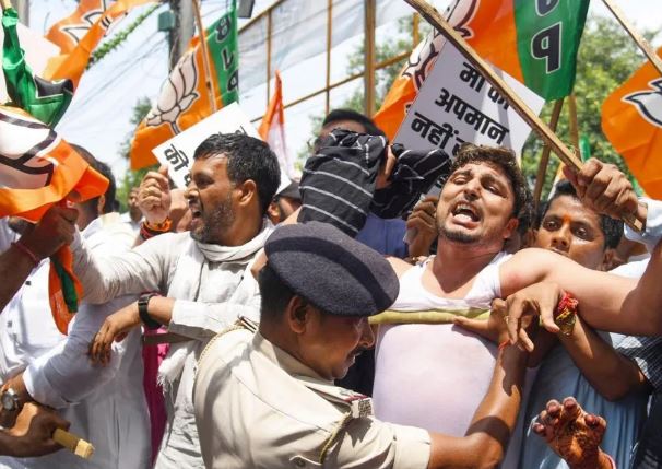 BJP Protest: BJP hits back at Rahul Gandhi's move to lay siege to the PM's residence...! Nationwide protests today... Congress offices to be surrounded.