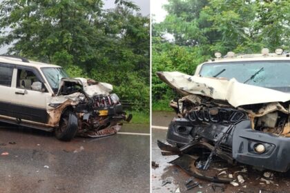Minister's Convoy Accident: Major accident involving Kedar Kashyap's convoy! An Innova rammed into two escort vehicles; 3 security personnel injured.